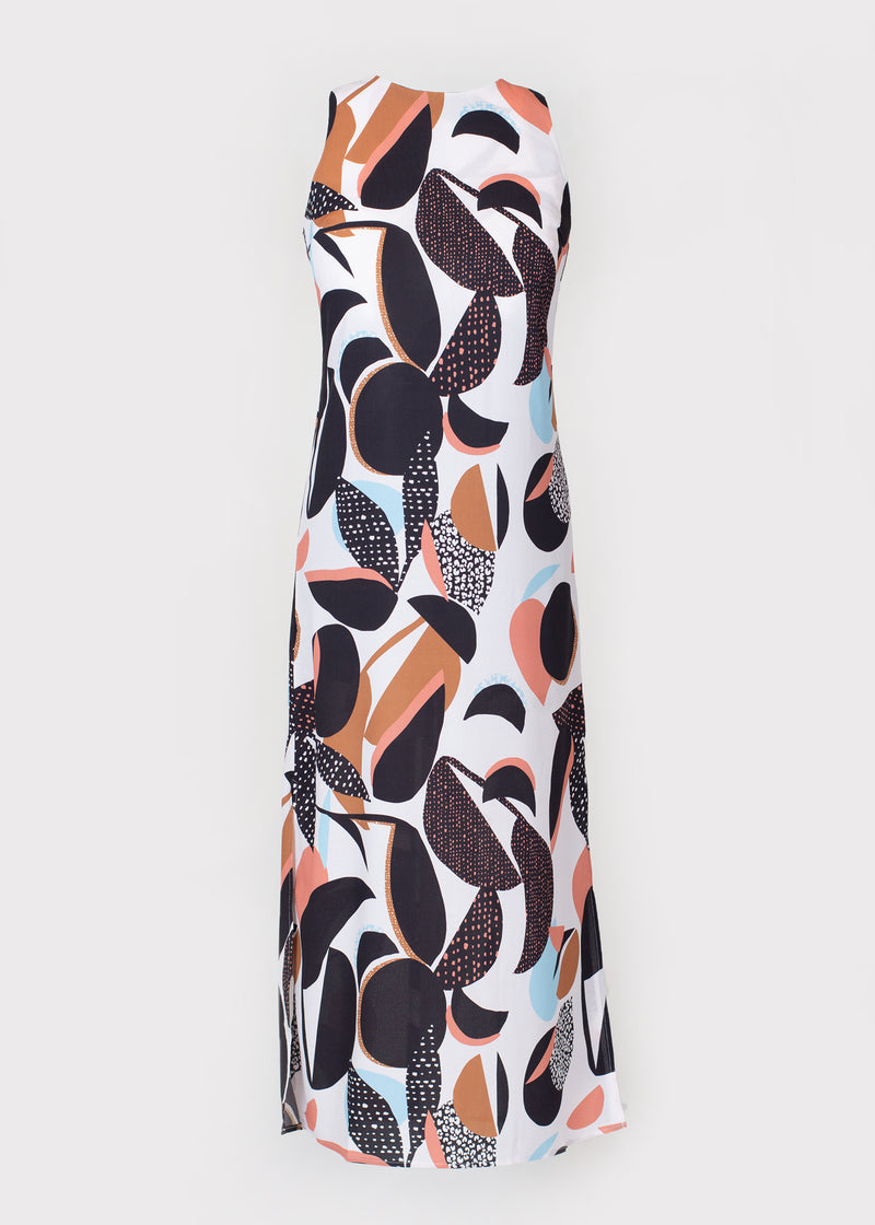 Thalia Dress in Abstract Floral Print